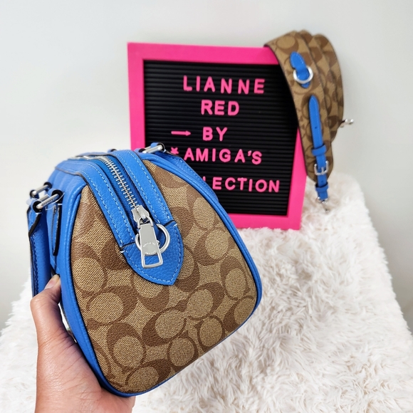 COACH Rowan Satchel In Signature Canvas - Picture 6 of 14